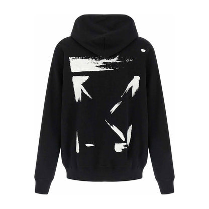 Off-White Brush Arrow Skate Hoodie Black