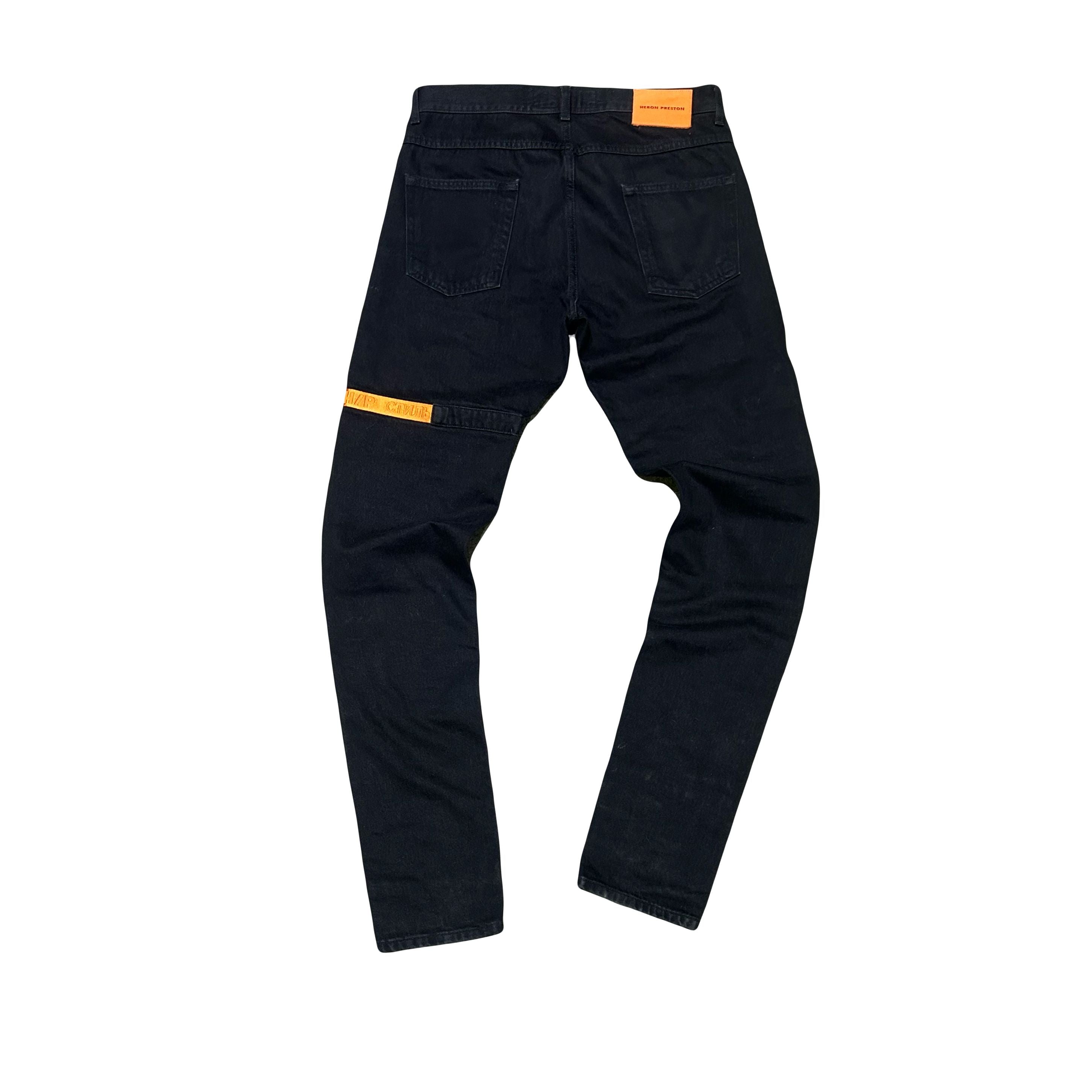 Heron Preston Tape 5-Pocket Denim Jeans Black