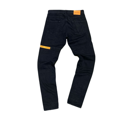 Heron Preston Tape 5-Pocket Denim Jeans Black