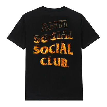 Anti Social Social Club A Fire Inside Tee Black