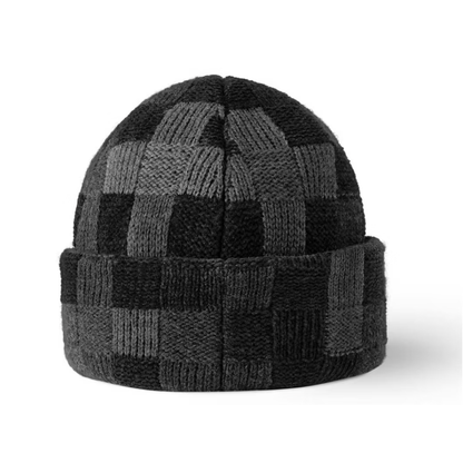 Louis Vuitton LV Crush Damoflage Beanie Black Damoflage