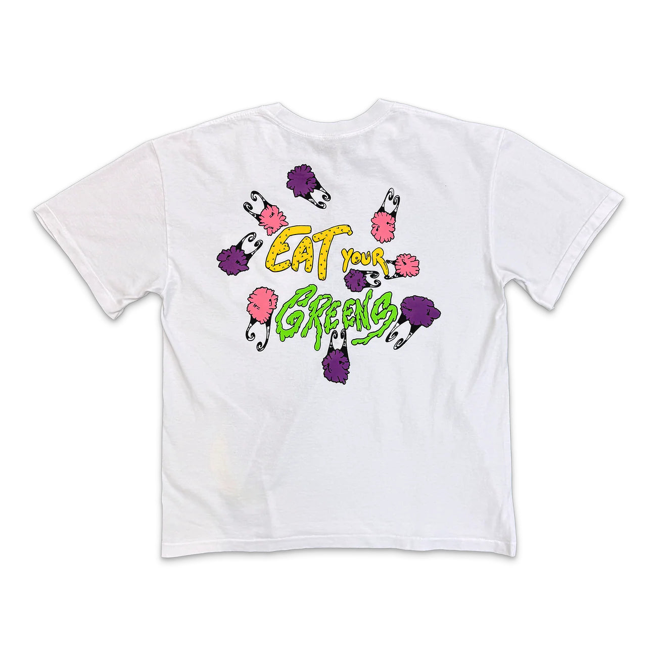 Matty Boy Anti Promo Eat Your Greens Tee White