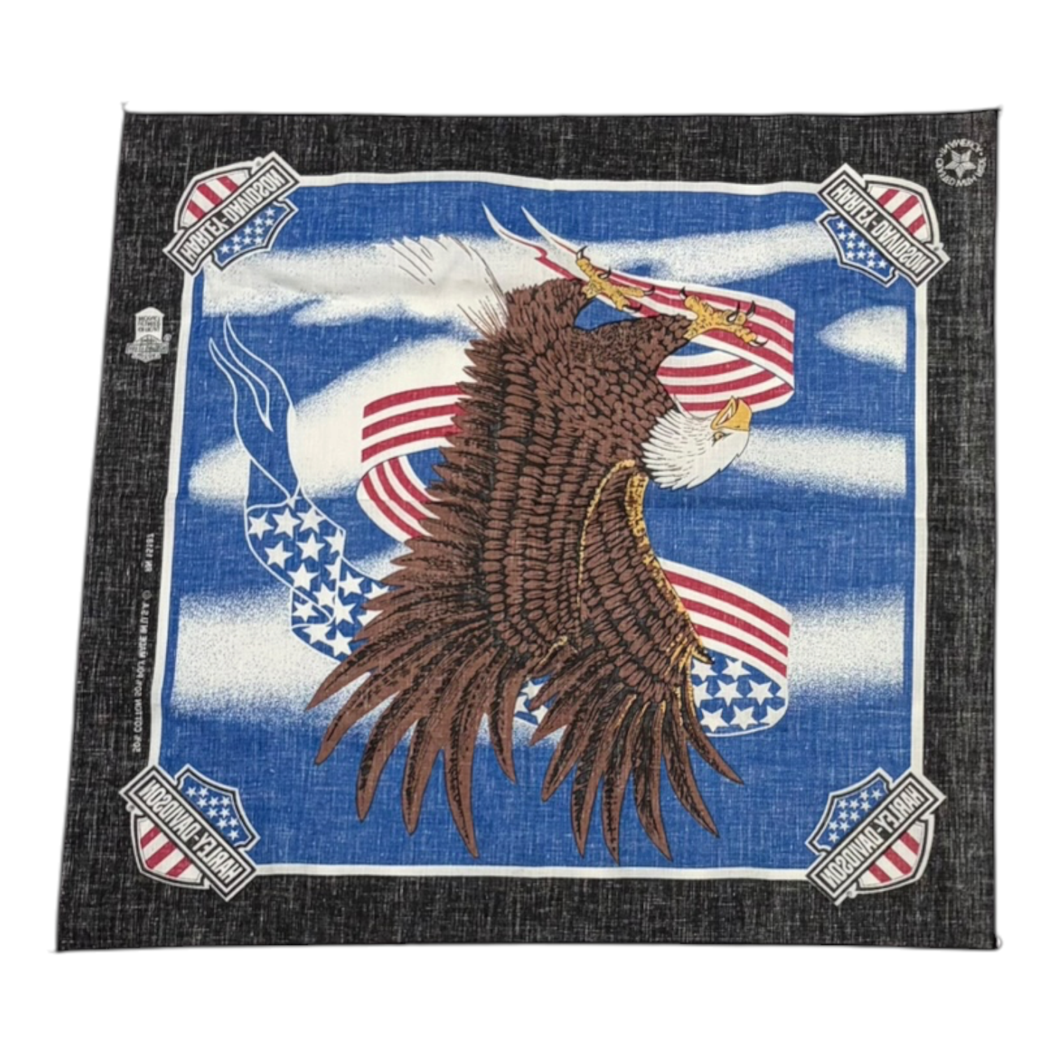 1980's Harley Davidson Eagle Bandana