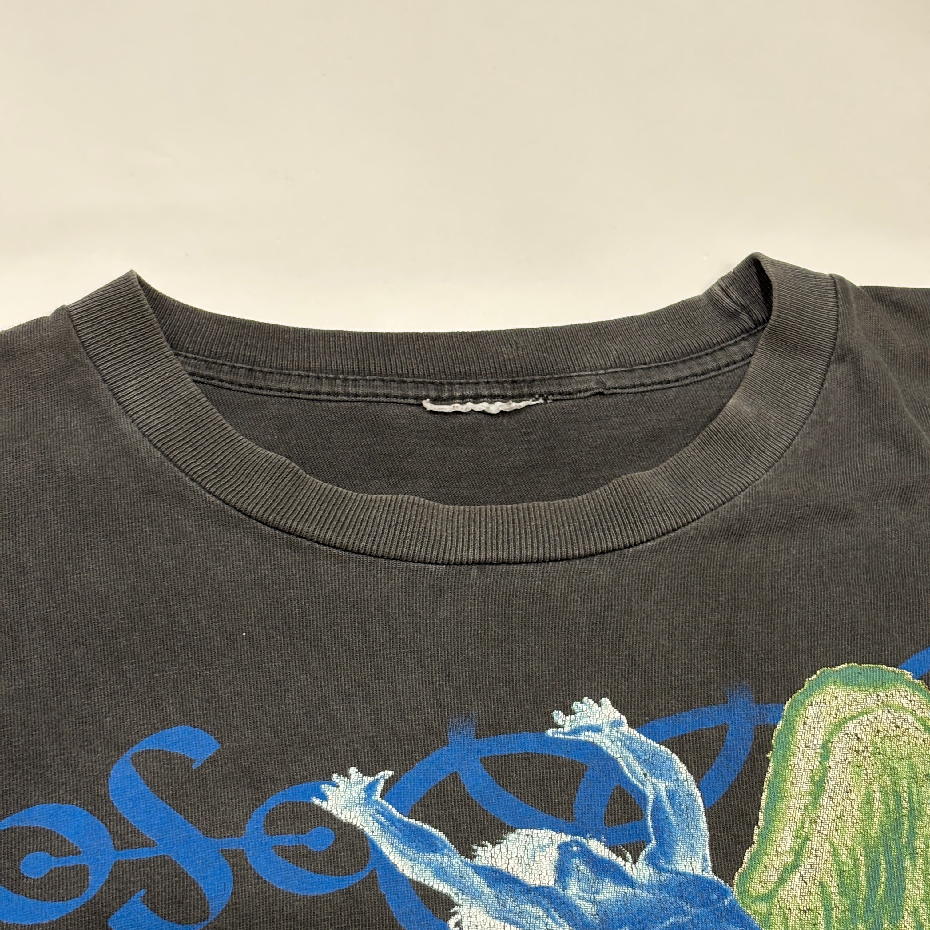 1995 Led Zeppelin Zoso Icarus Swan Song Tee Black