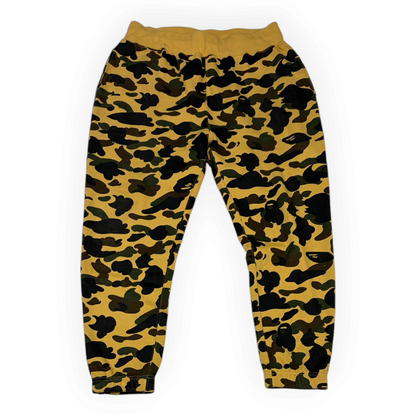 BAPE 1st Camo Sweat Pants Yellow