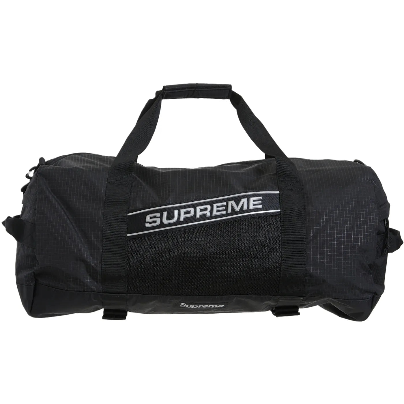 Supreme Logo Duffle Bag Black