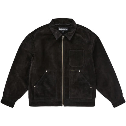 Supreme Suede Work Jacket Black