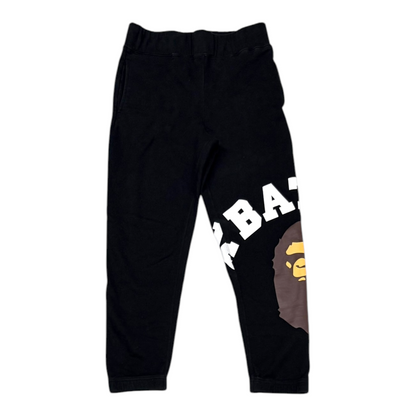 BAPE Giant College Sweatpants Black