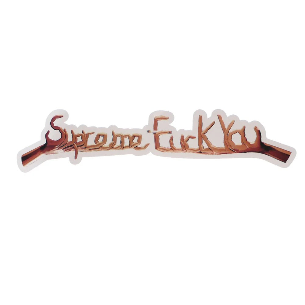 Supreme Fuck You Sticker