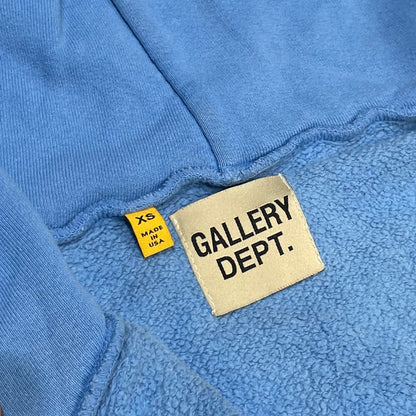 Gallery Dept. Sun Faded Zip Up Hoodie Blue