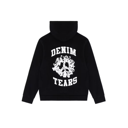 Denim Tears Denim University Zip Hoodie Black