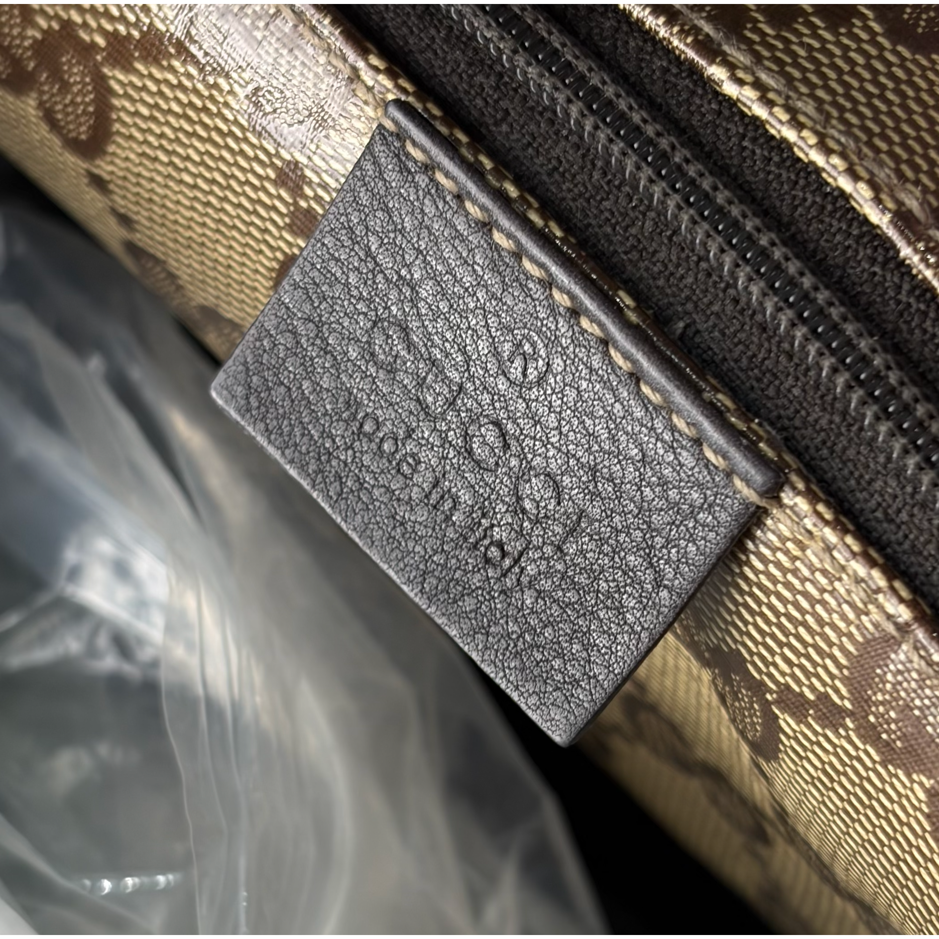 Gucci Original GG Crystal Canvas Abbey Tote