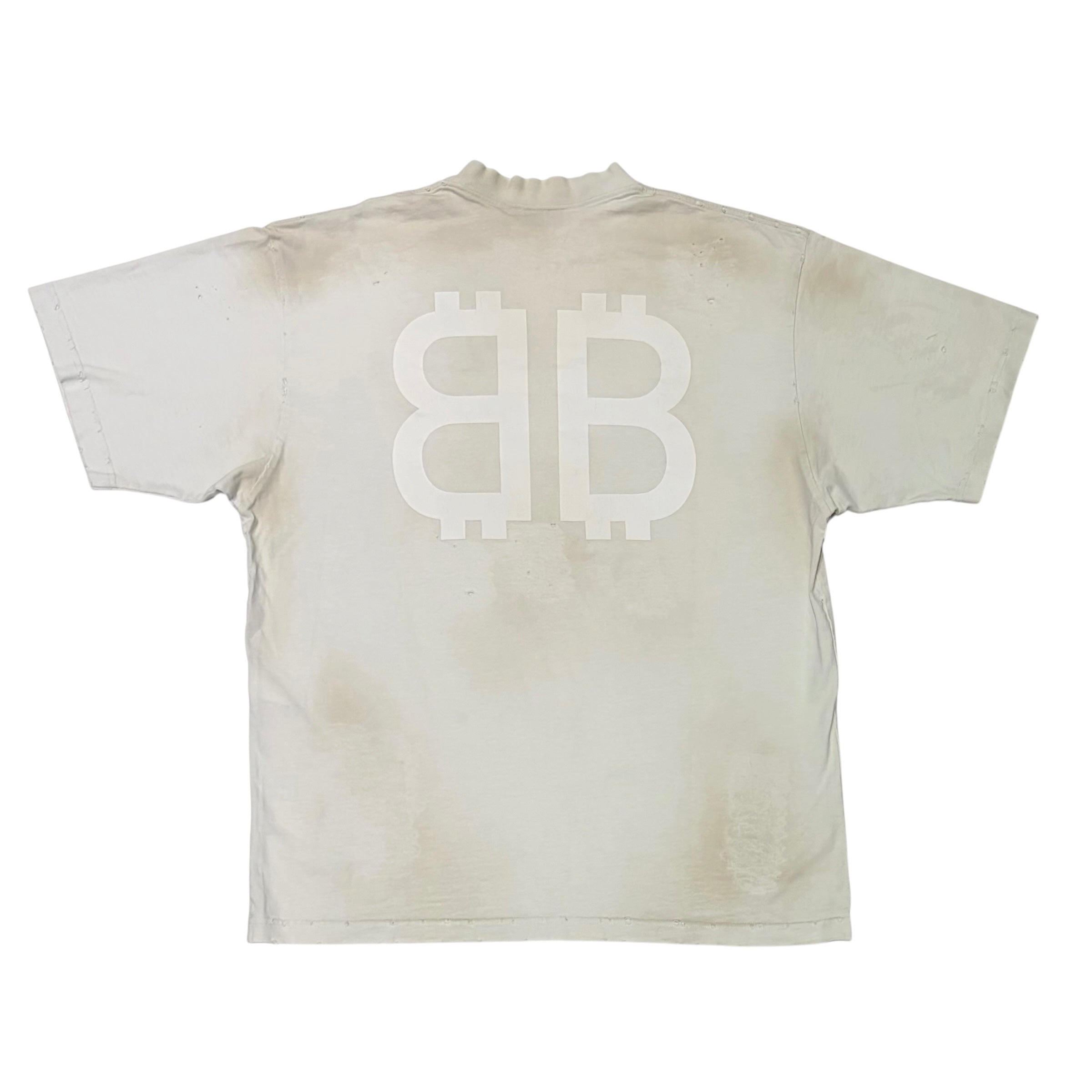 Balenciaga BB Paris Strass T-Shirt White