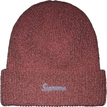 Supreme Loose Gauge Beanie (FW26) Pink Reflective
