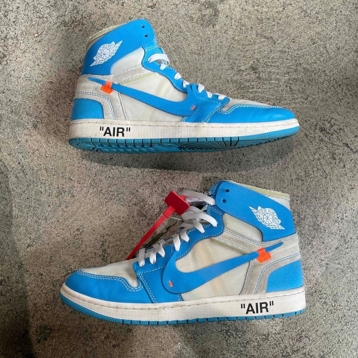 Jordan 1 Retro High Off-White University Blue
