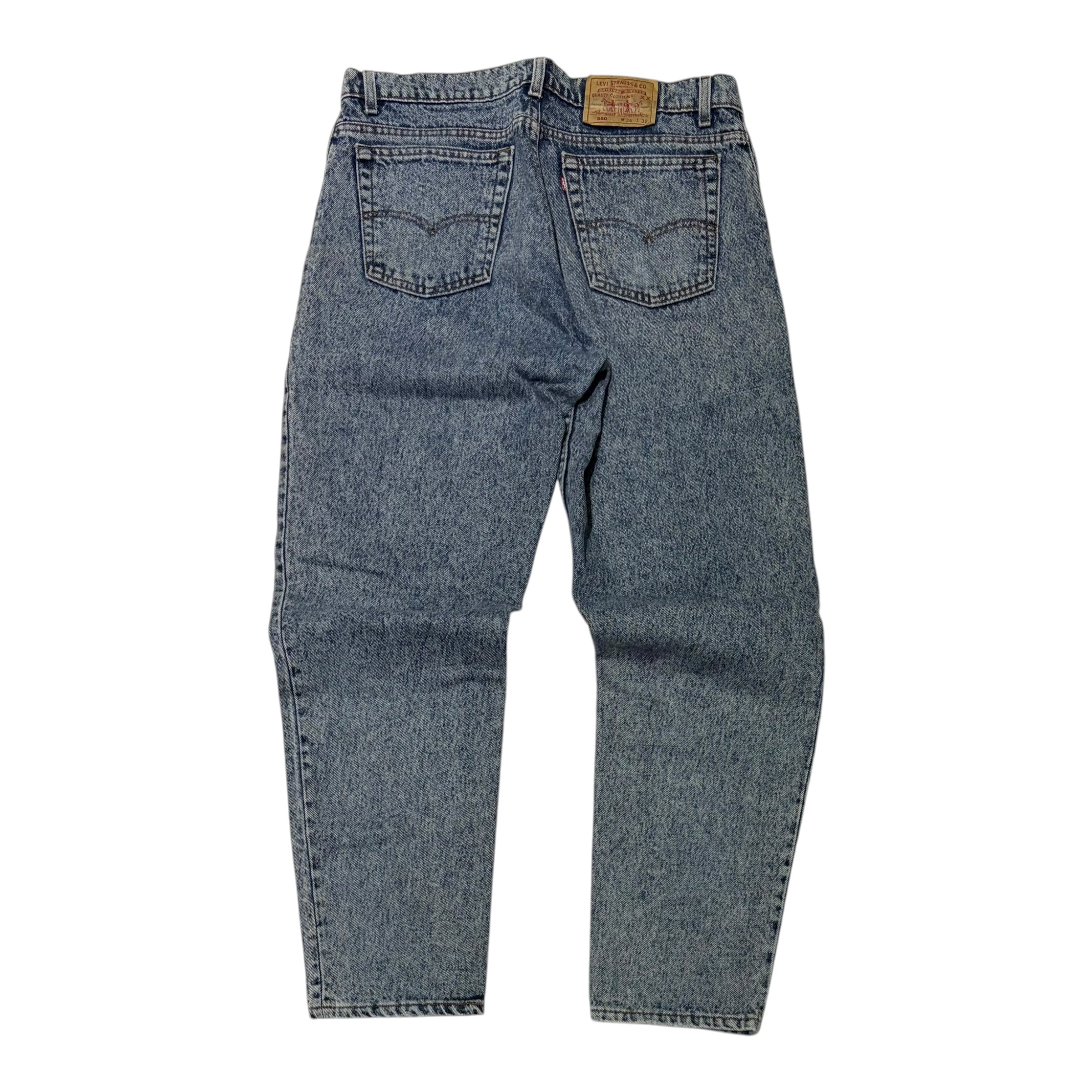 1980’s Levi's 550 Acid Wash Jeans Blue