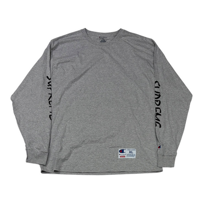 Supreme X Champion LS Tee Grey