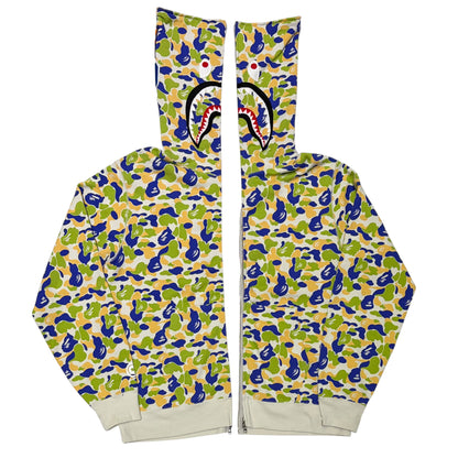 BAPE Store New Jersey Separate Shark Full Zip Hoodie Multicolor