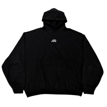 Balenciaga Activewear Pullover Hoodie Black