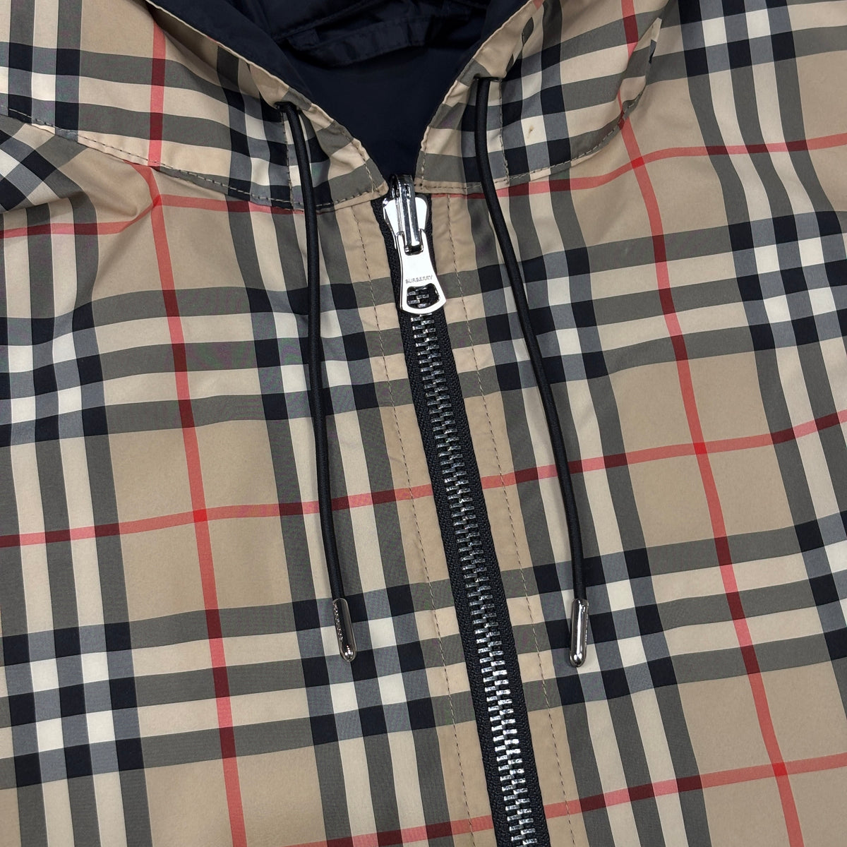 Burberry Check Reversible Jacket Black