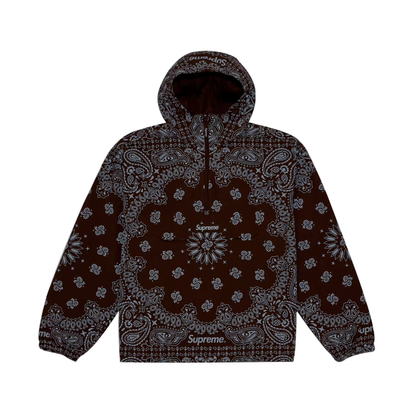 Supreme Reflective Bandana Anorak Brown