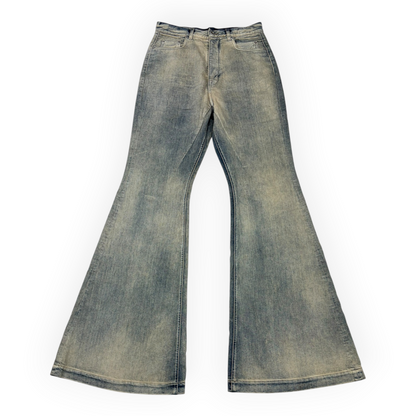 Rick Owens DRKSHDW Bolan Bootcut Jeans Blue