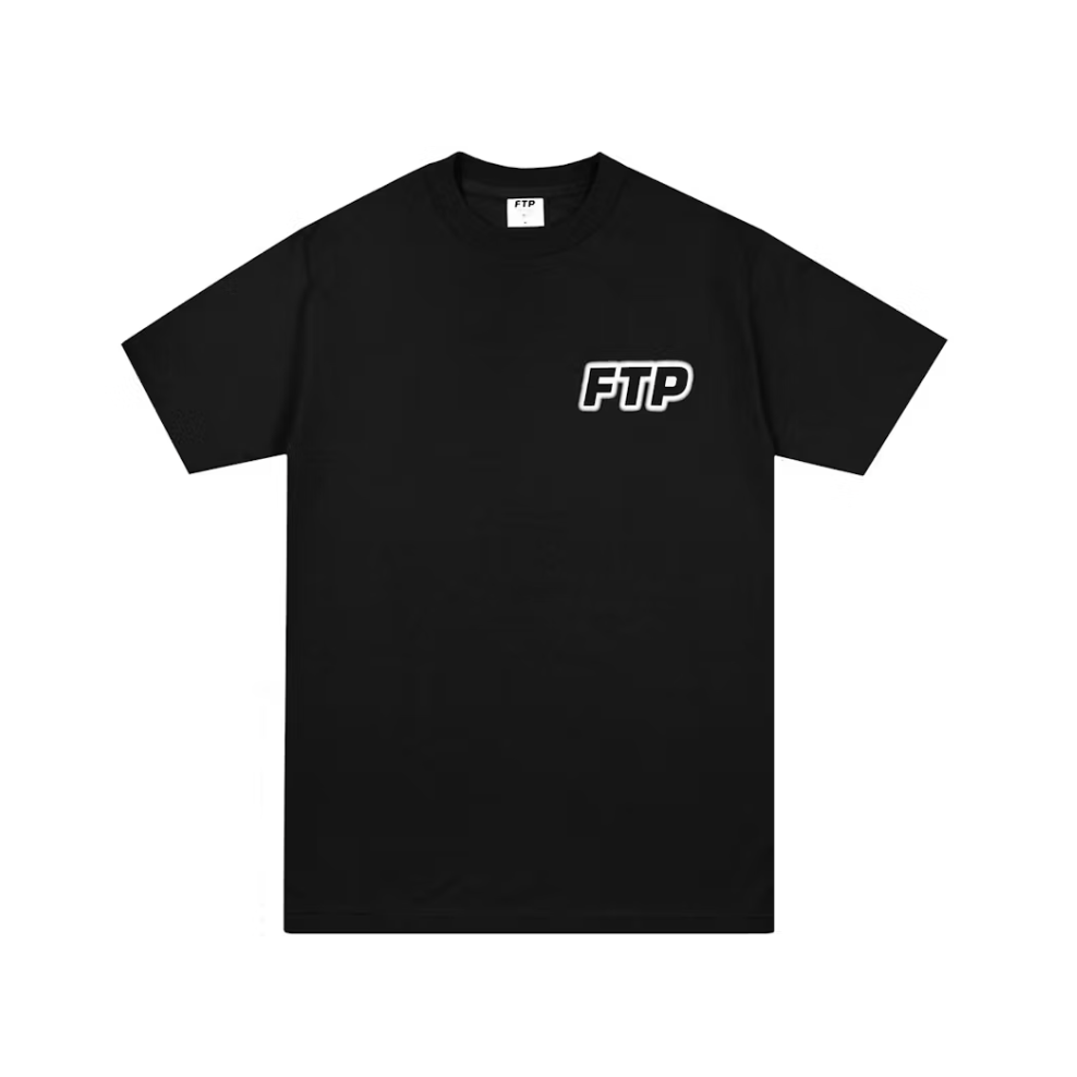 FTP Outer Glow Logo Tee Black