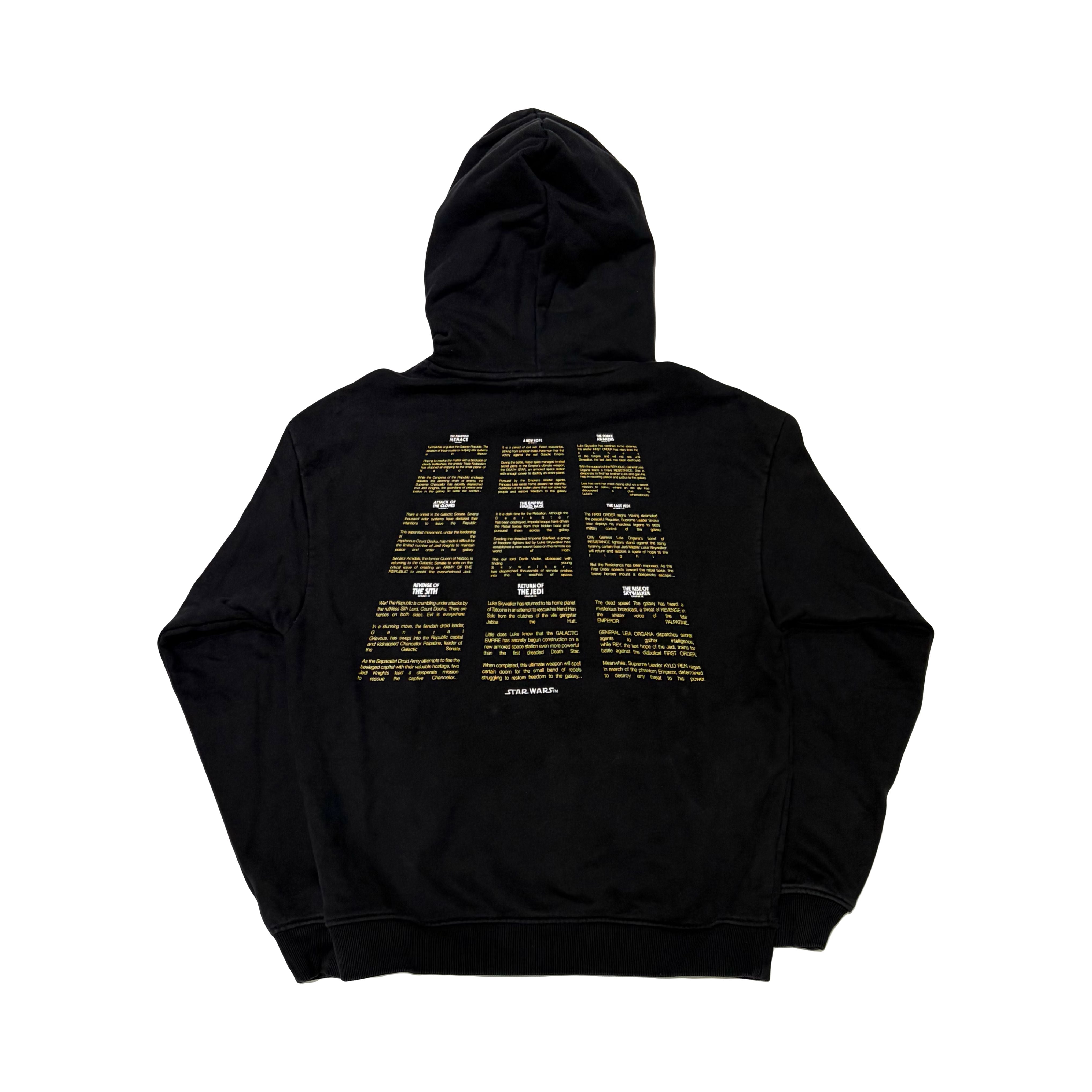 Kith x STAR WARS Credits Hoodie Black
