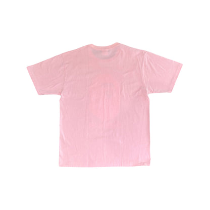 BAPE Bicolor Big Ape Head Tee Pink