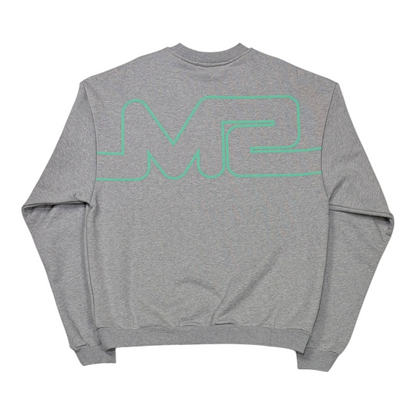 Members of The Rage Oversized Crewneck Heather Grey
