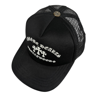 Chrome Hearts King Taco Trucker Hat Black/White