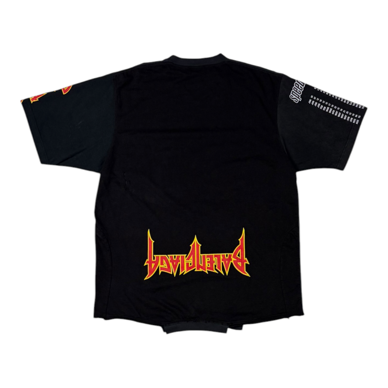 Balenciaga Speed Hunters Upside Down T-Shirt Oversized 'Black Faded'
