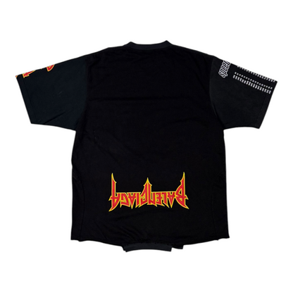 Balenciaga Speed Hunters Upside Down T-Shirt Oversized 'Black Faded'