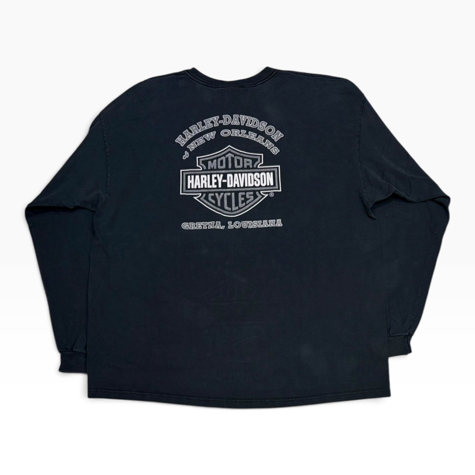 Y2K Harley Davidson Flame LS Black