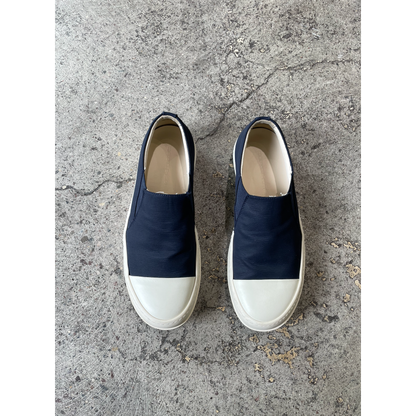 Rick Owens Drkshdw Canvas Slip-On Sneakers Black