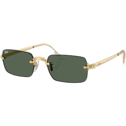 Ray-Ban Polished Arista Gold Dark Green (RB3928) Ray-Ban x A$AP Rocky