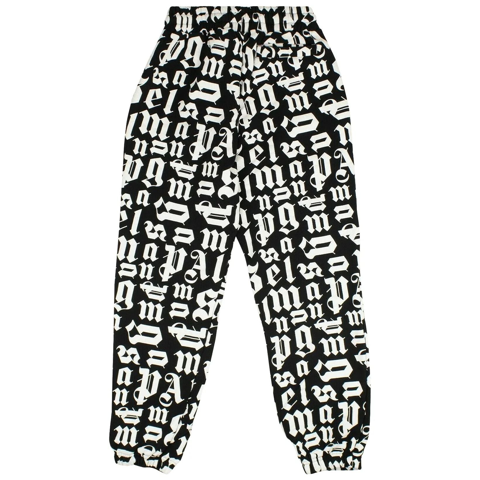 Palm Angels Broken Monogram Sweatpants Black