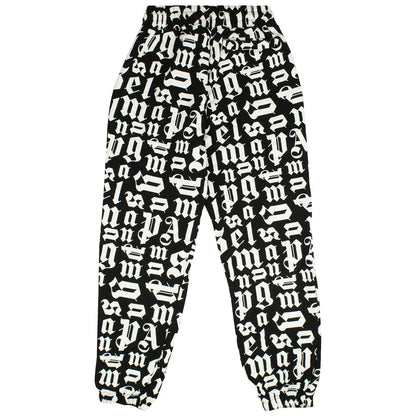 Palm Angels Broken Monogram Sweatpants Black