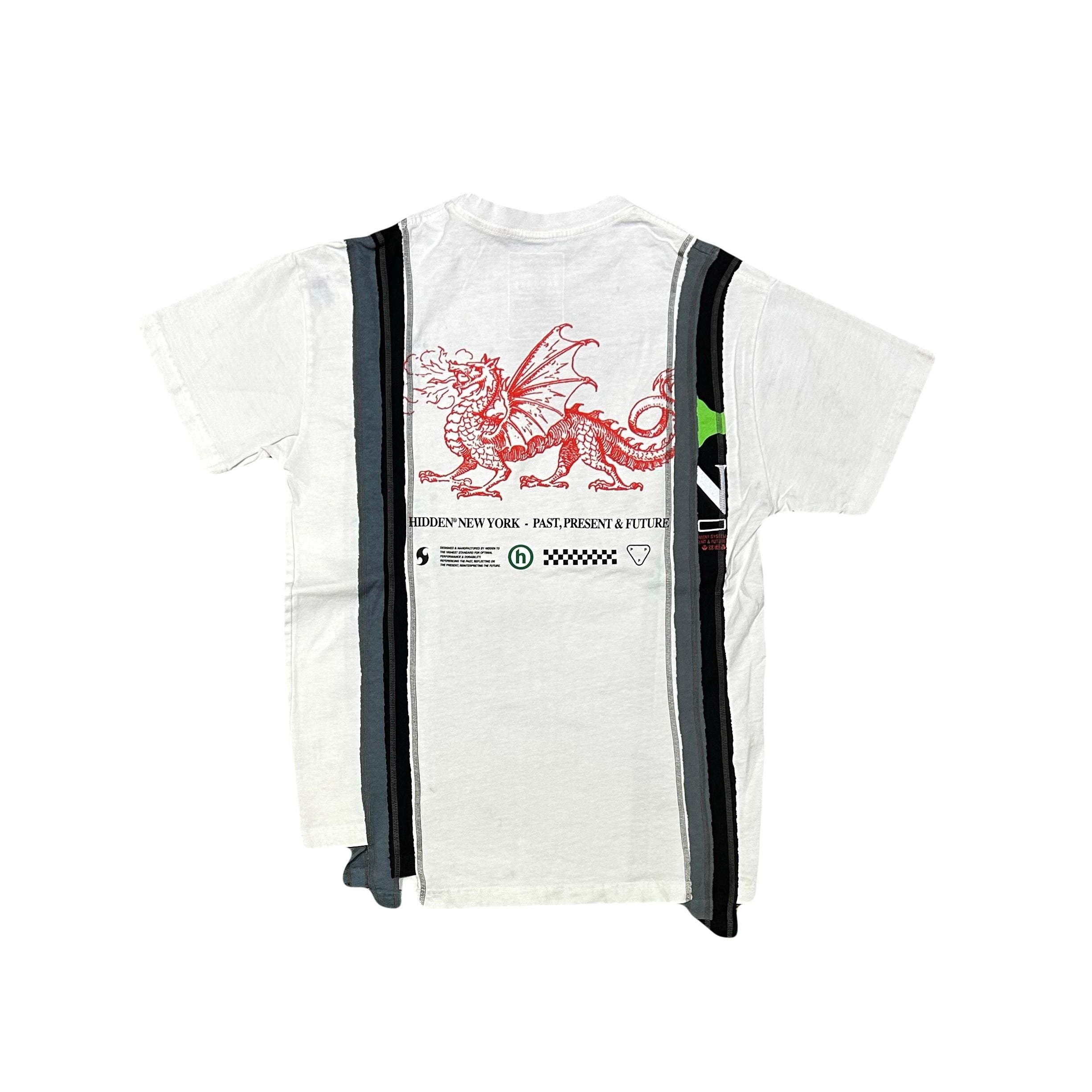 Hidden NY x Needles Rebuild Dragon T-Shirt White