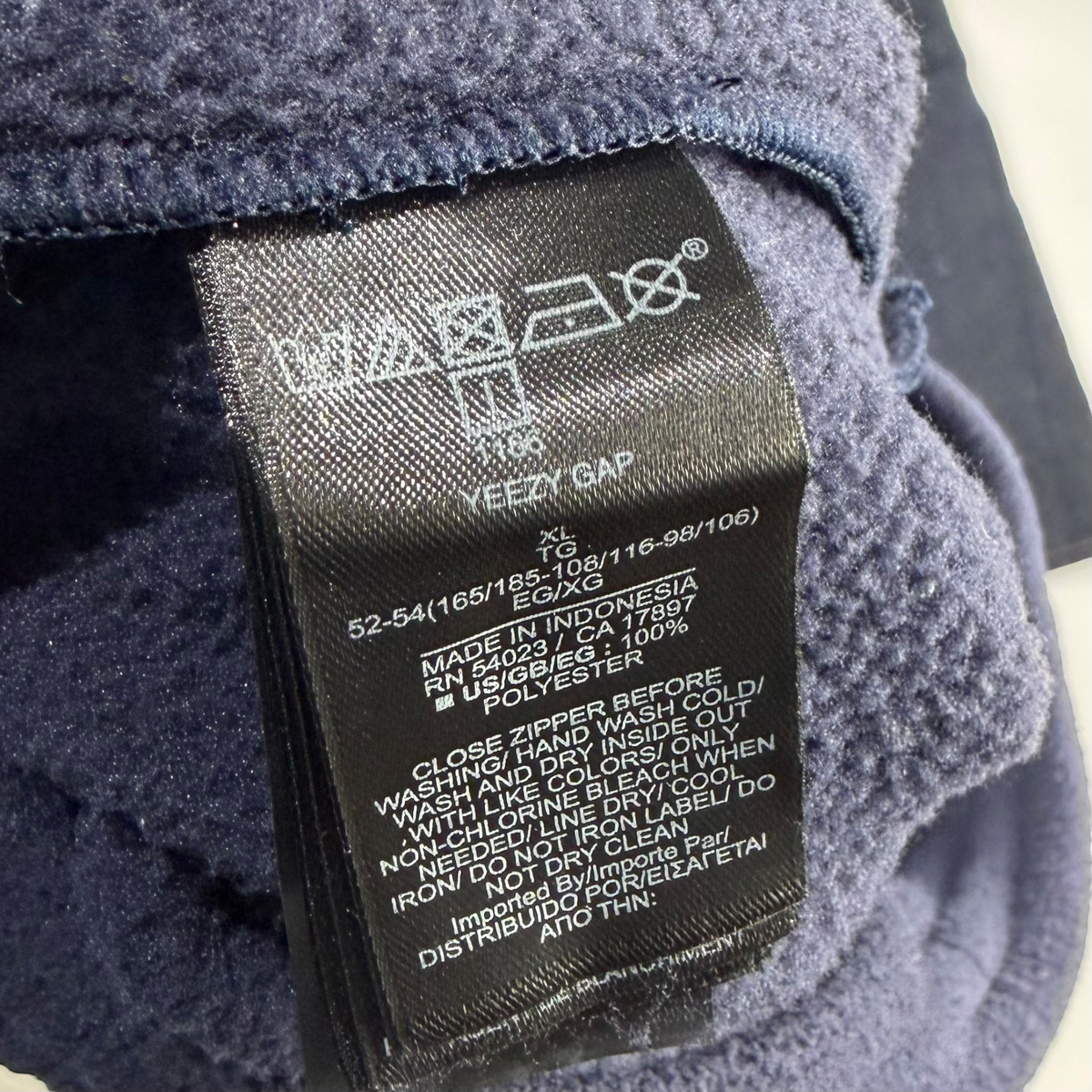 Yeezy Gap Polar Fleece H10 Sweatpants Navy
