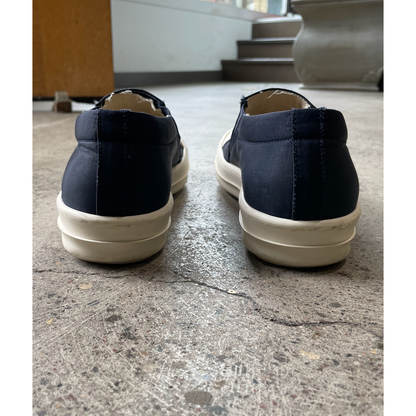 Rick Owens Drkshdw Canvas Slip-On Sneakers Black