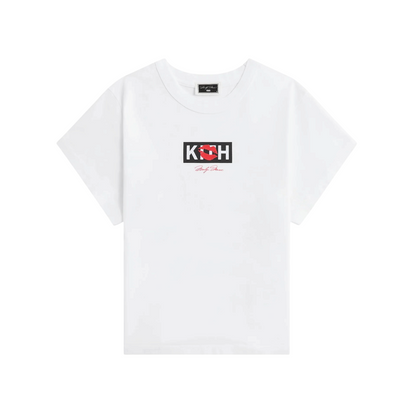 Kith Women for Marilyn Monroe Kiss Mulberry Tee White