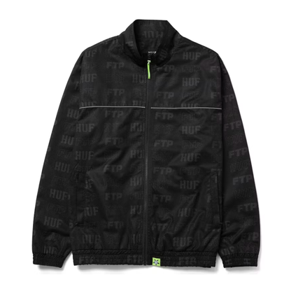 HUF x FTP Track Jacket Black