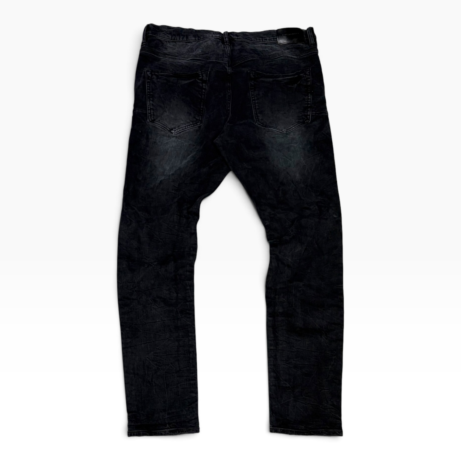 Purple Brand Blowout Knees Distressed Slim-Straight Jeans