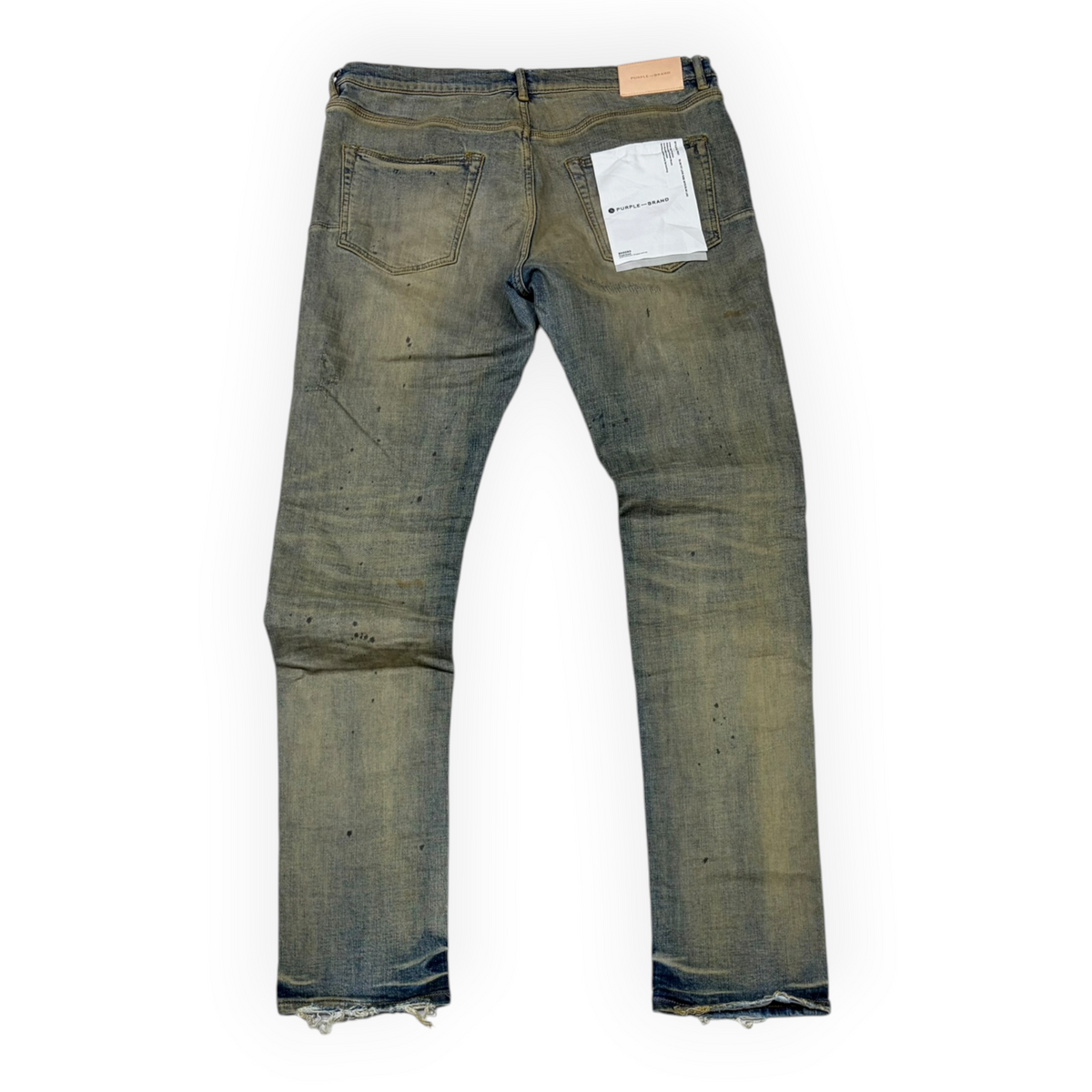 Purple Brand Industrial Worn Dirty Mid Jeans Indigo