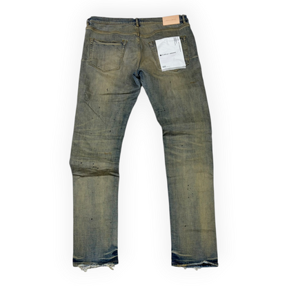 Purple Brand Industrial Worn Dirty Mid Jeans Indigo
