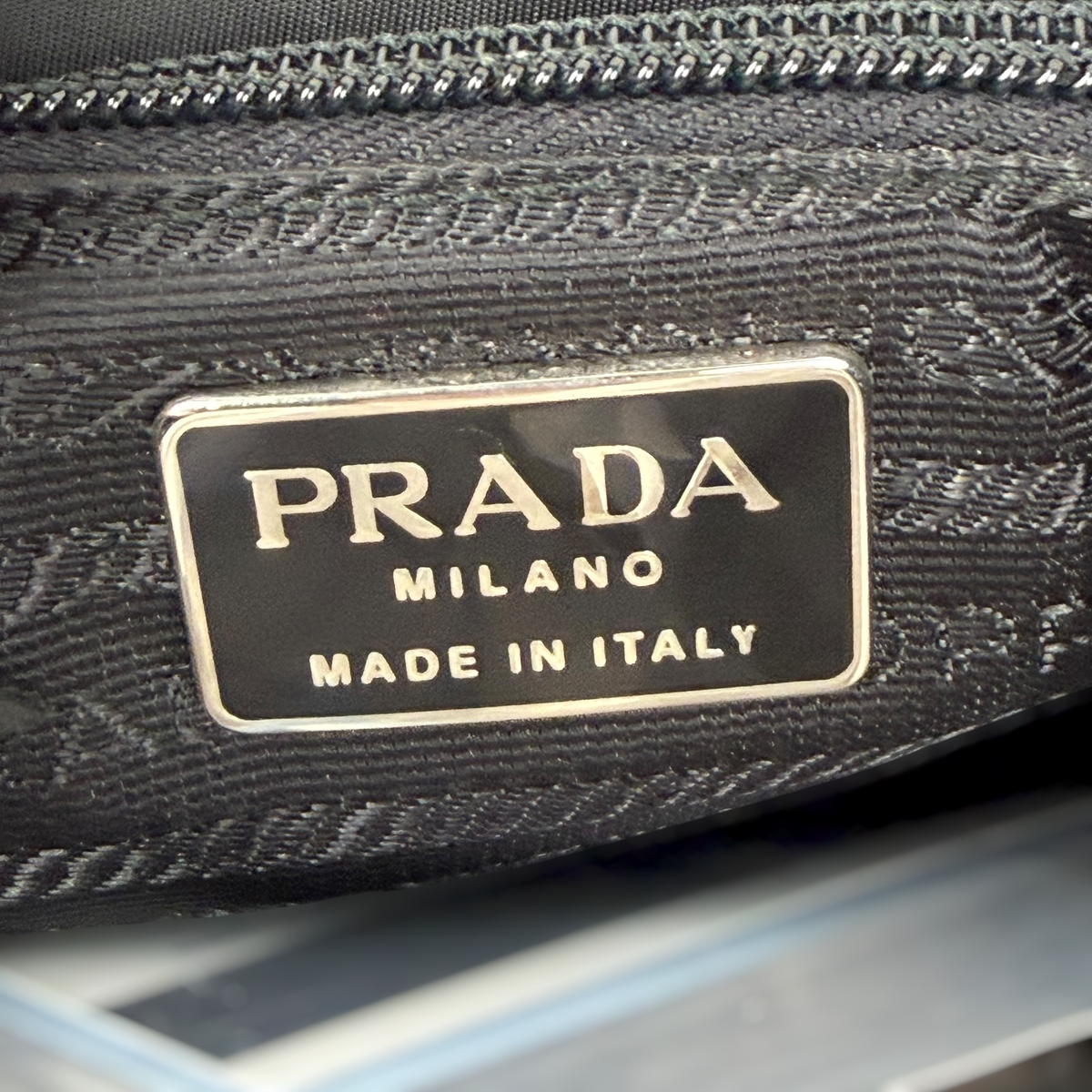 Prada Leather/Nylon Tessuto Mini Backpack Black
