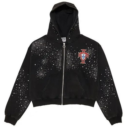 Vale Forever Pluto Cluster Zip Up Zip Up Hoodie