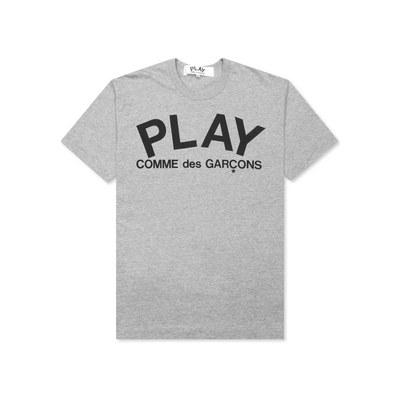 Comme des Garcons PLAY Play Text T-shirt Grey