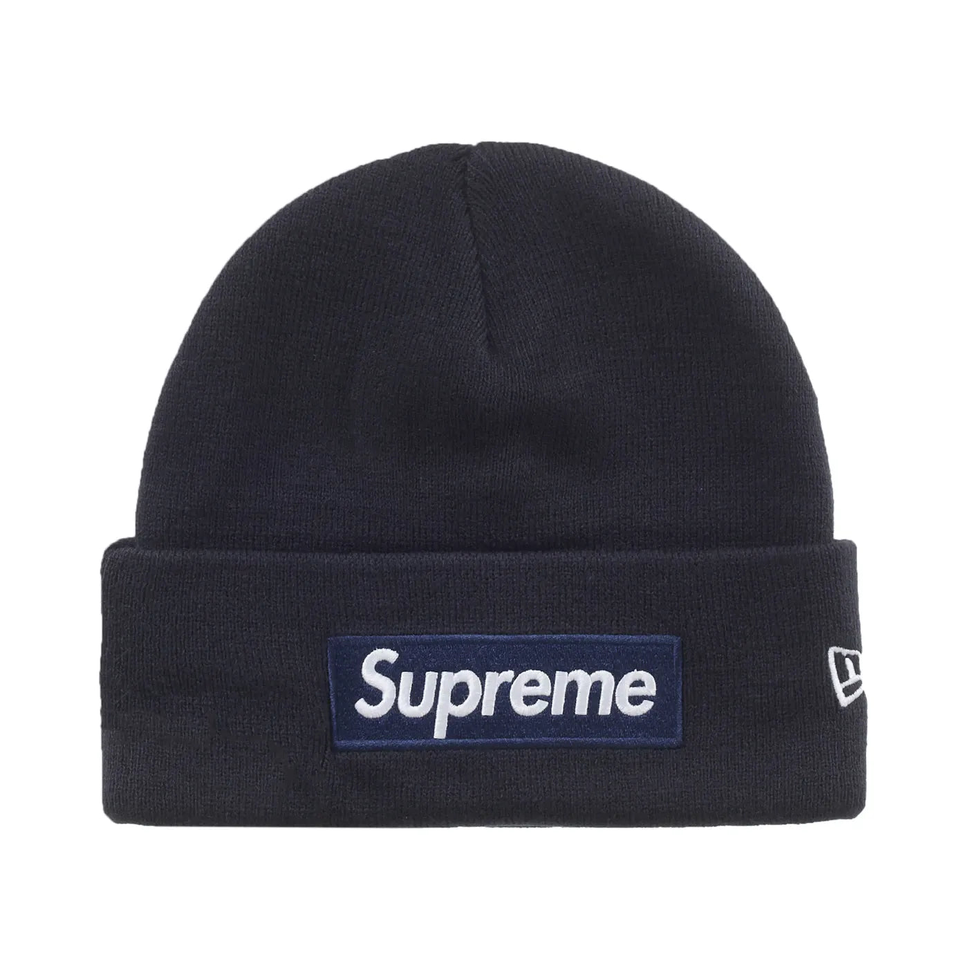 Supreme New Era Box Logo Beanie (FW25) Navy